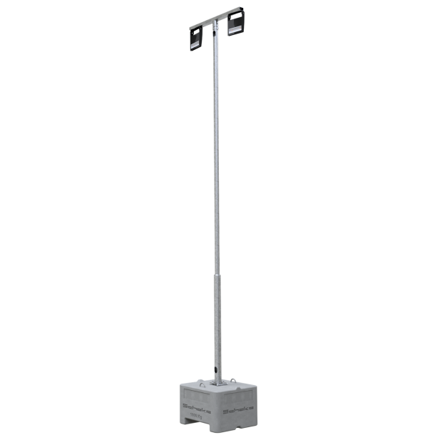 Steel mast | pole height: 4.00 m | galvanized